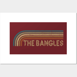 The Bangles Retro Stripes Posters and Art